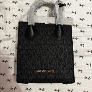 Michael Kors Black Patterned Handbag